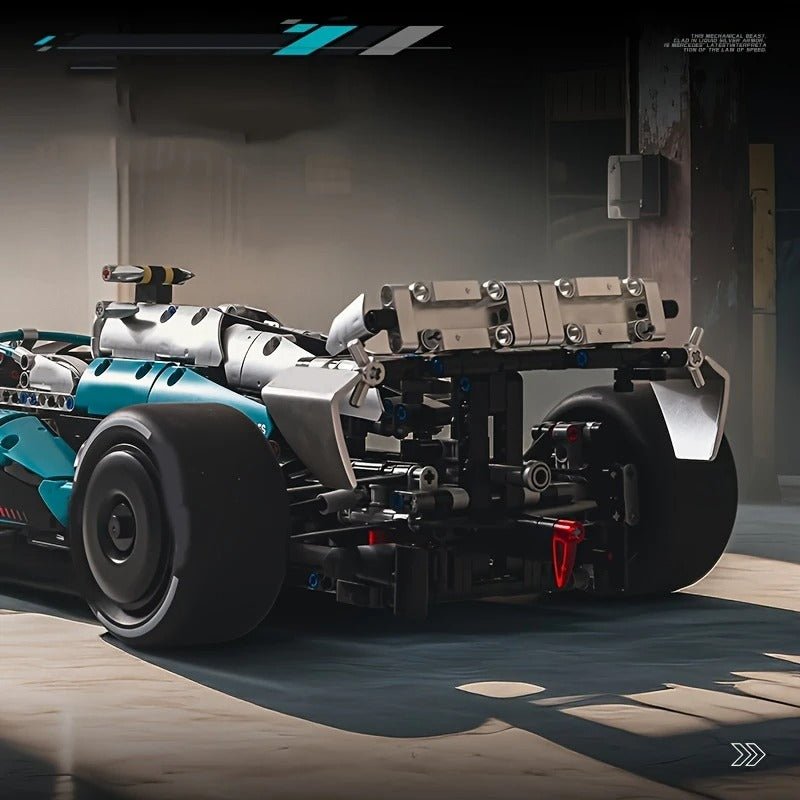 AMG F1 W15 | 1980pcs - AMG F1 W15 - vue 2 | Power Blockz