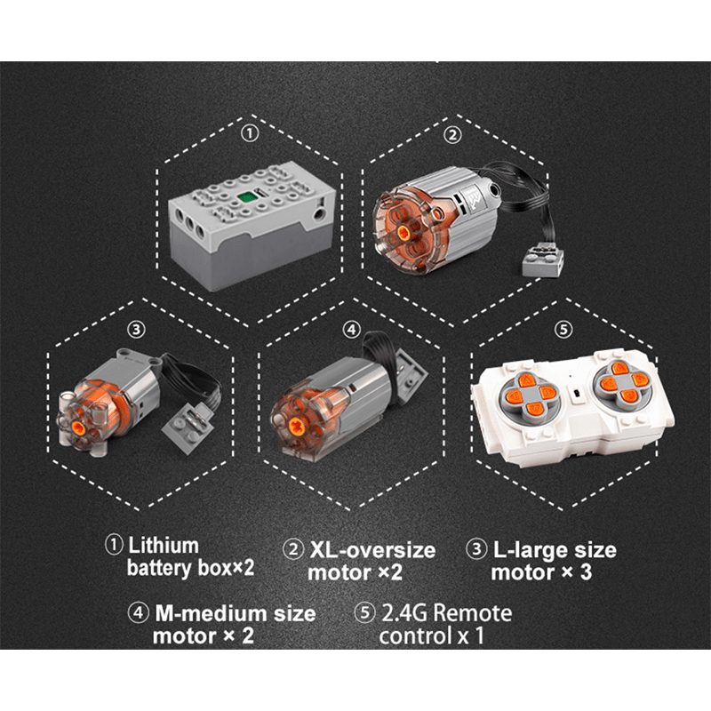 Mould King 13146 - RC Logging Truck - vue 6 | Power Blockz