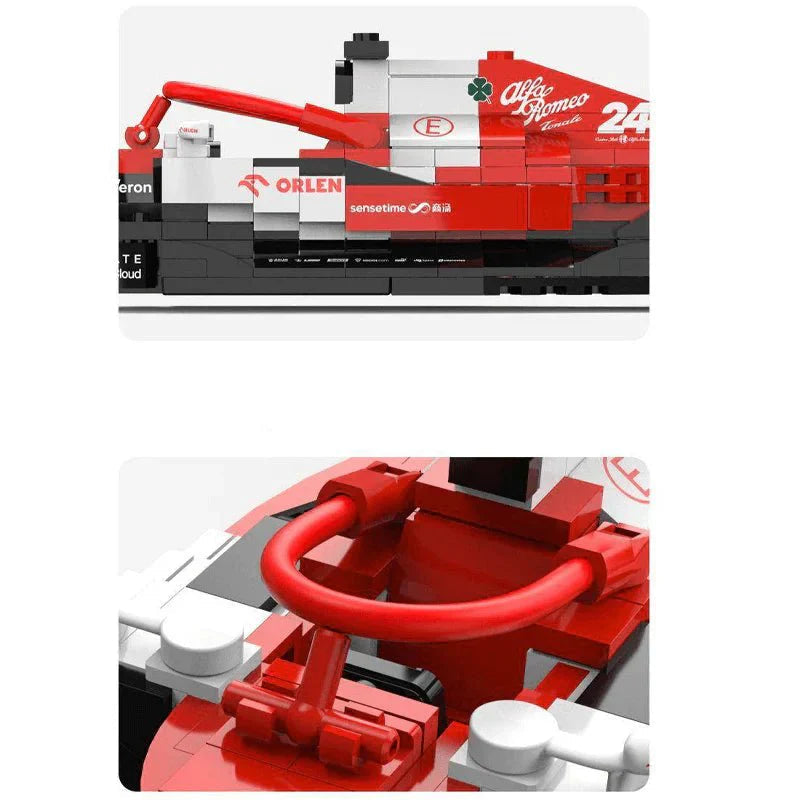 Rastar 94400 - Official Alfa Romeo F1 C42 - vue 4 | Power Blockz
