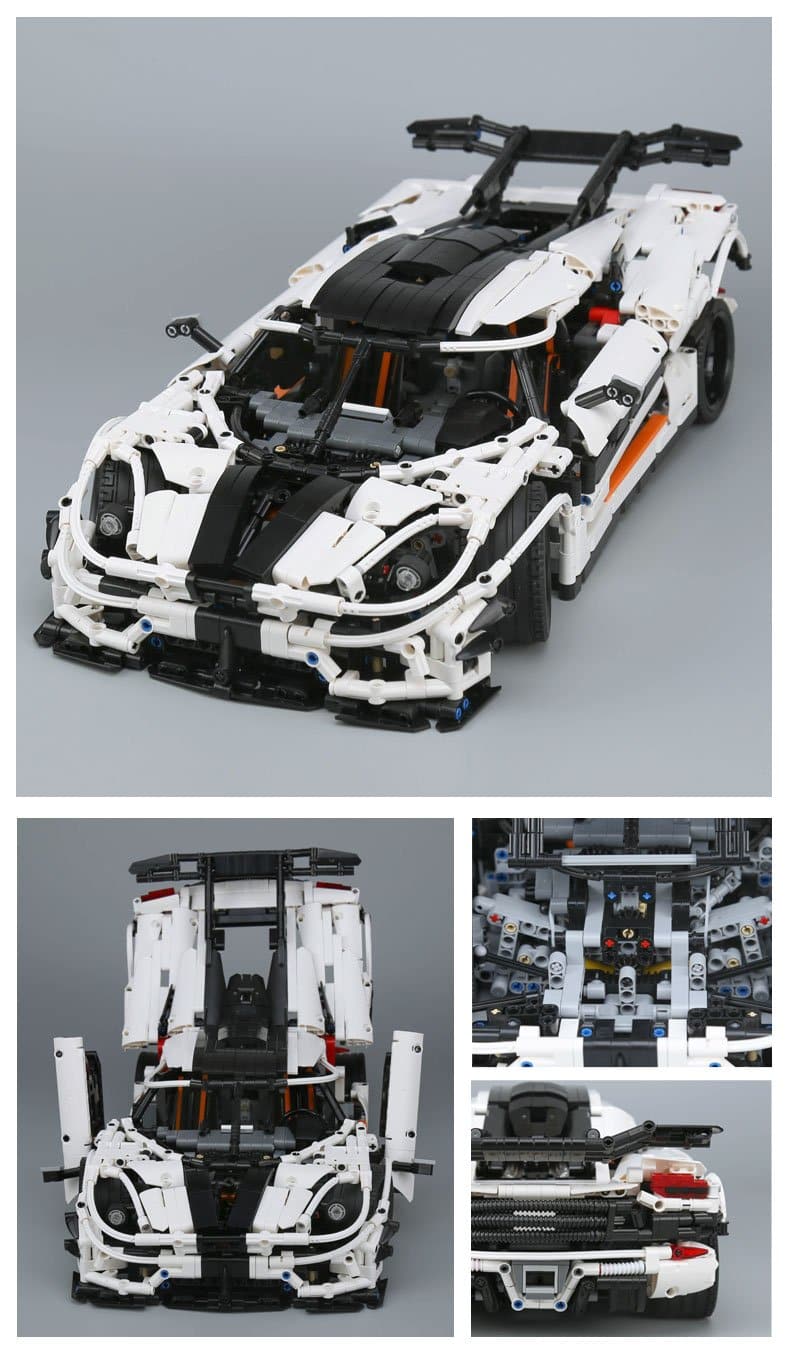 Mould King 13120 - Swedish Hypercar - vue 3 | Power Blockz