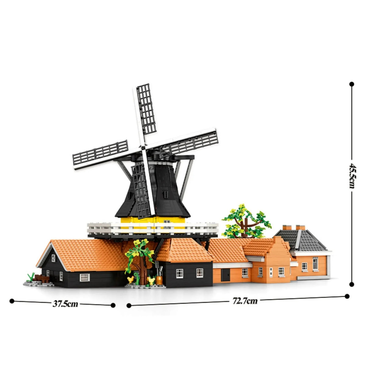 Reobrix 55019 - The Dutch Windmill - vue 7 | Power Blockz