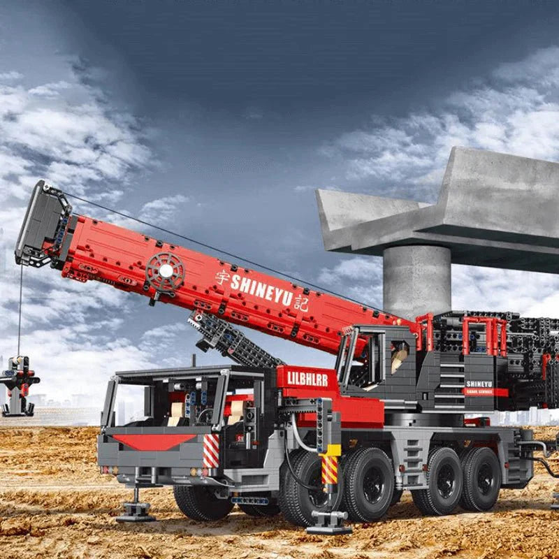 Mould King 17003 - RC Mobile Crane - vue 2 | Power Blockz