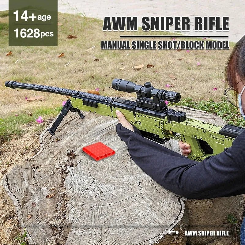 Mould King 14010S - Military AWM - vue 2 | Power Blockz