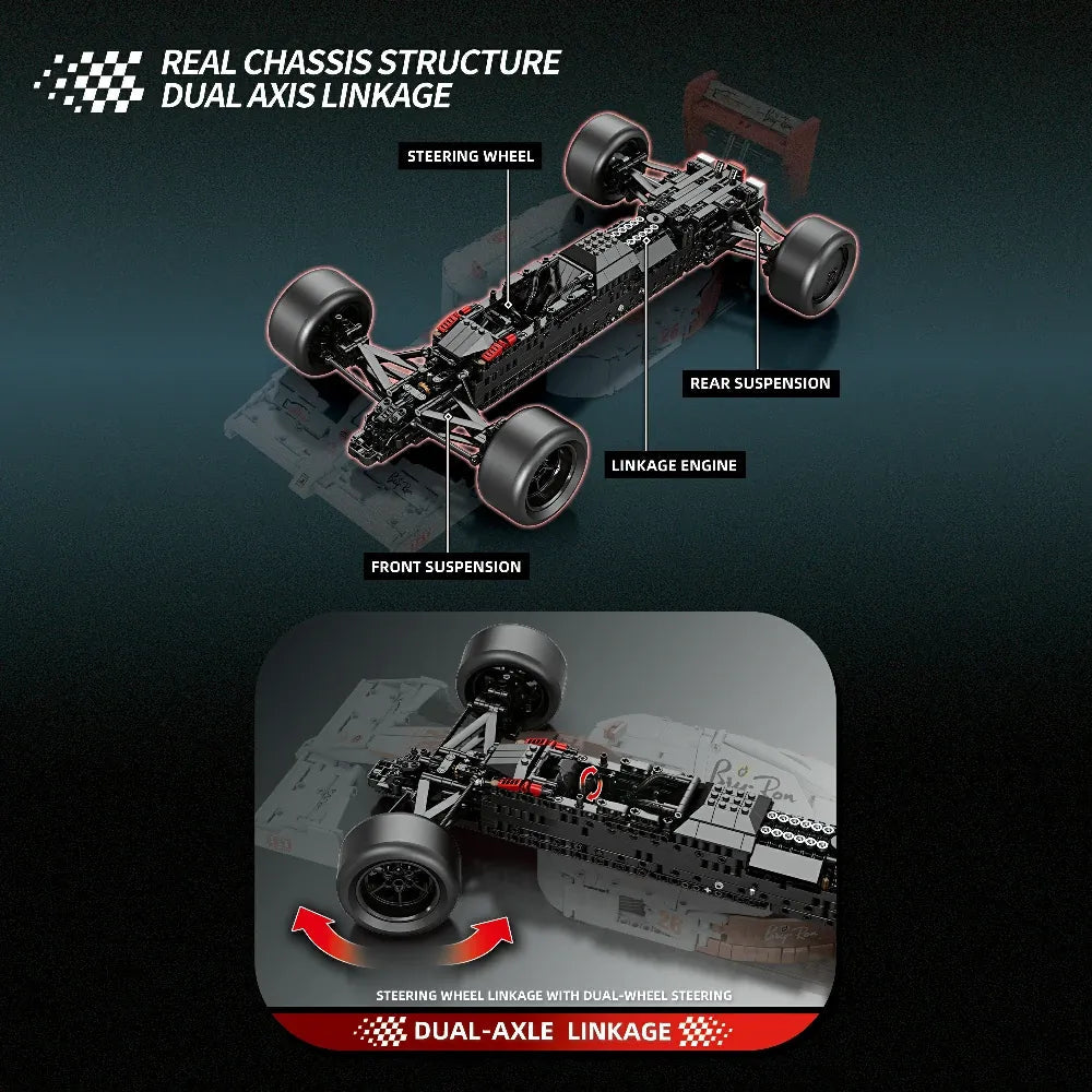 Reobrix 11039 - MP4 Formula 1 80's Championship - vue 5 | Power Blockz