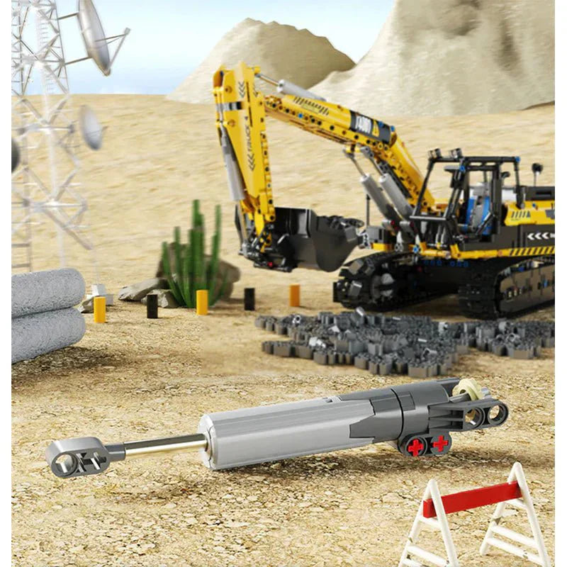 Mould King 13112 - RC Heavy-Duty Excavator - vue 7 | Power Blockz