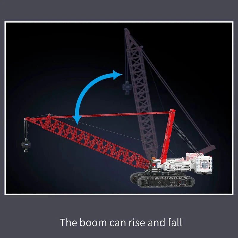 Mould King 17046 - Wacker 16000 Crawler Crane Technic - vue 6 | Power Blockz