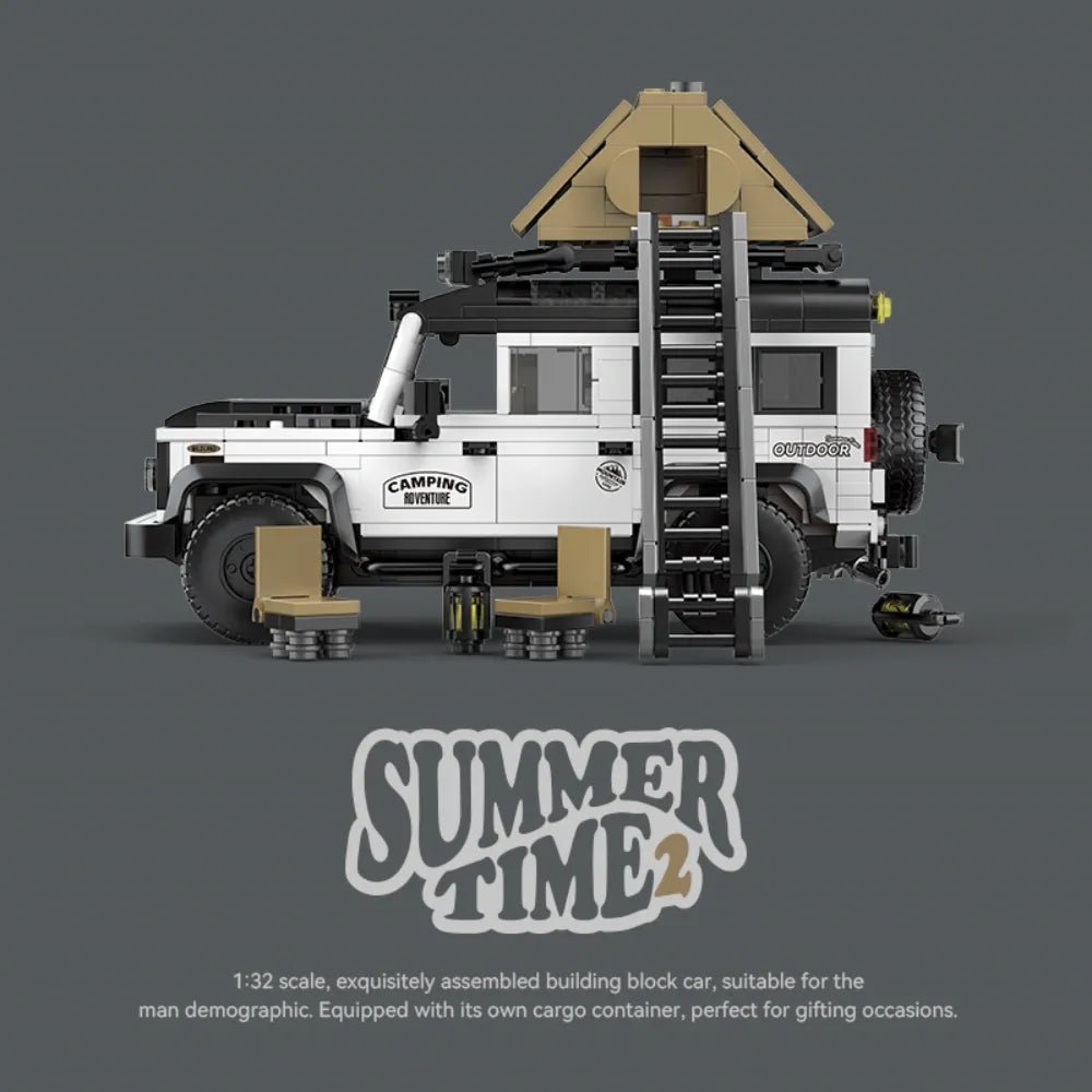 Power Build PB8825 - Classic Defender 4x4 Adventure - vue 3 | Power Blockz