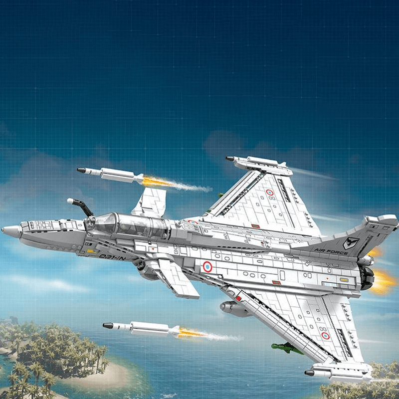 Reobrix 33035 - Rafale Fighter - vue 3 | Power Blockz
