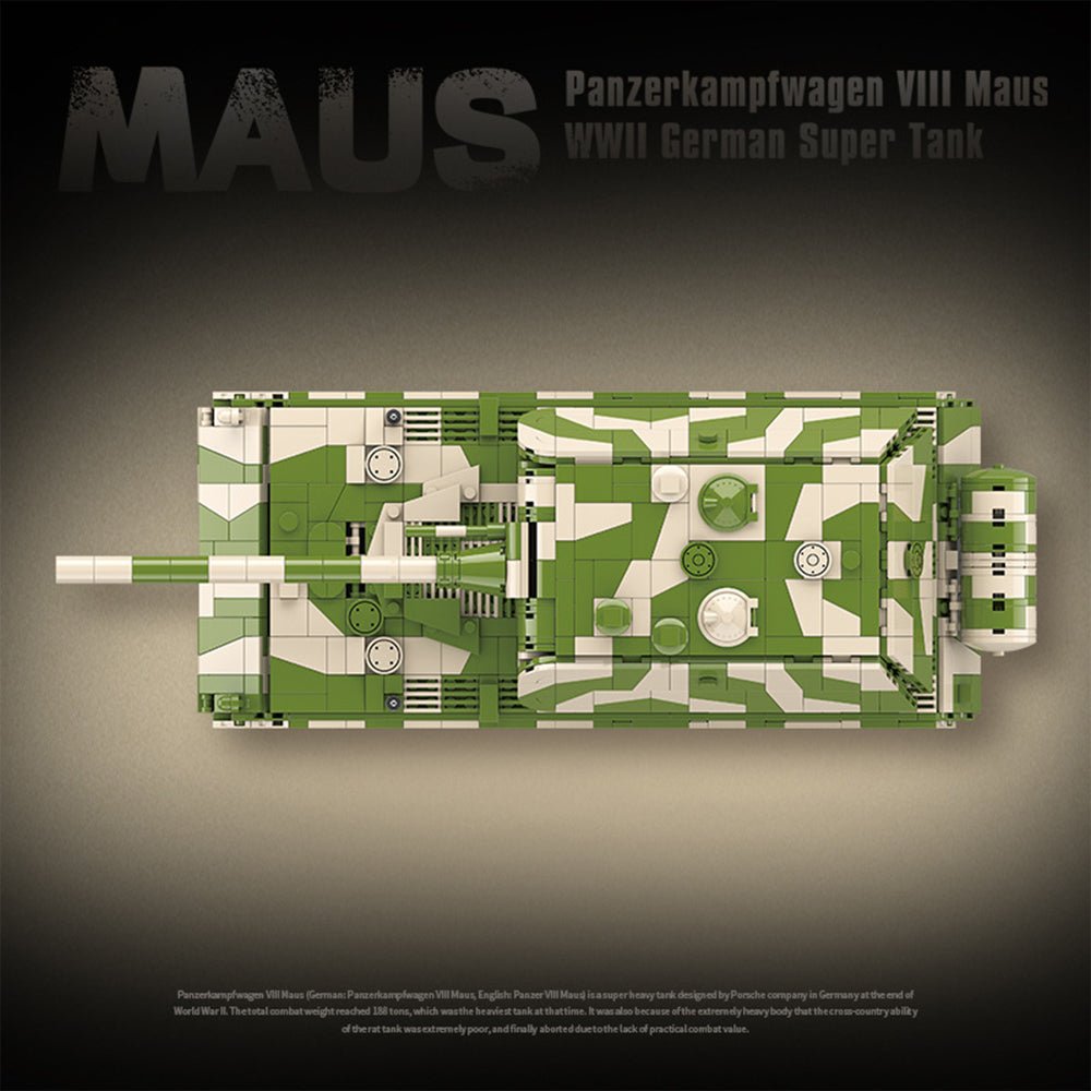 QUANGUAN 100234 - Germany: Rat Heavy Tank - vue 6 | Power Blockz