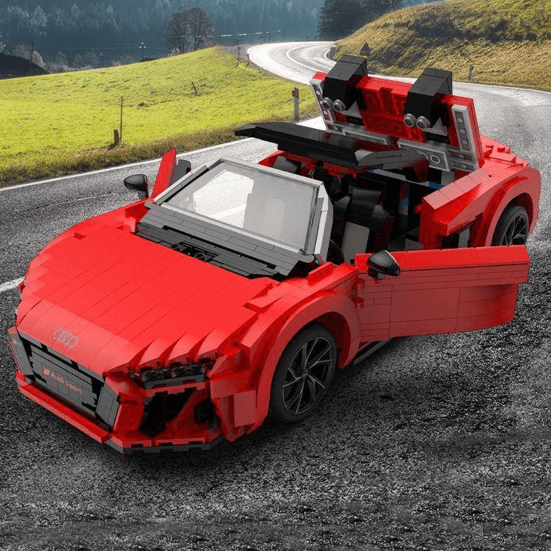 Rastar 93800 - Audi R8 Spyder - vue 5 | Power Blockz