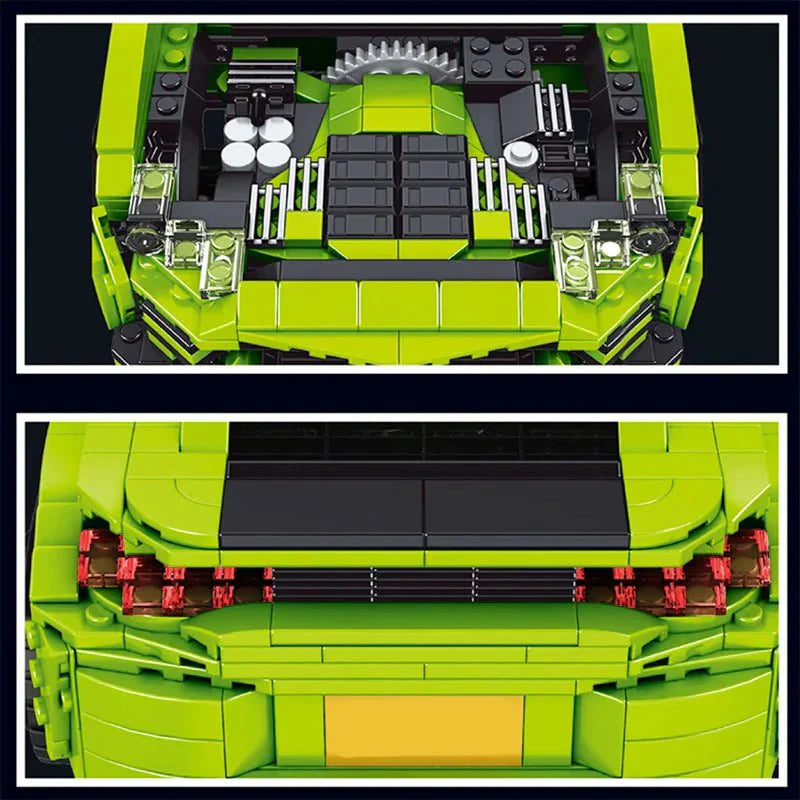 Mould King 10019 - Twin-Turbo Italian SUV - vue 7 | Power Blockz