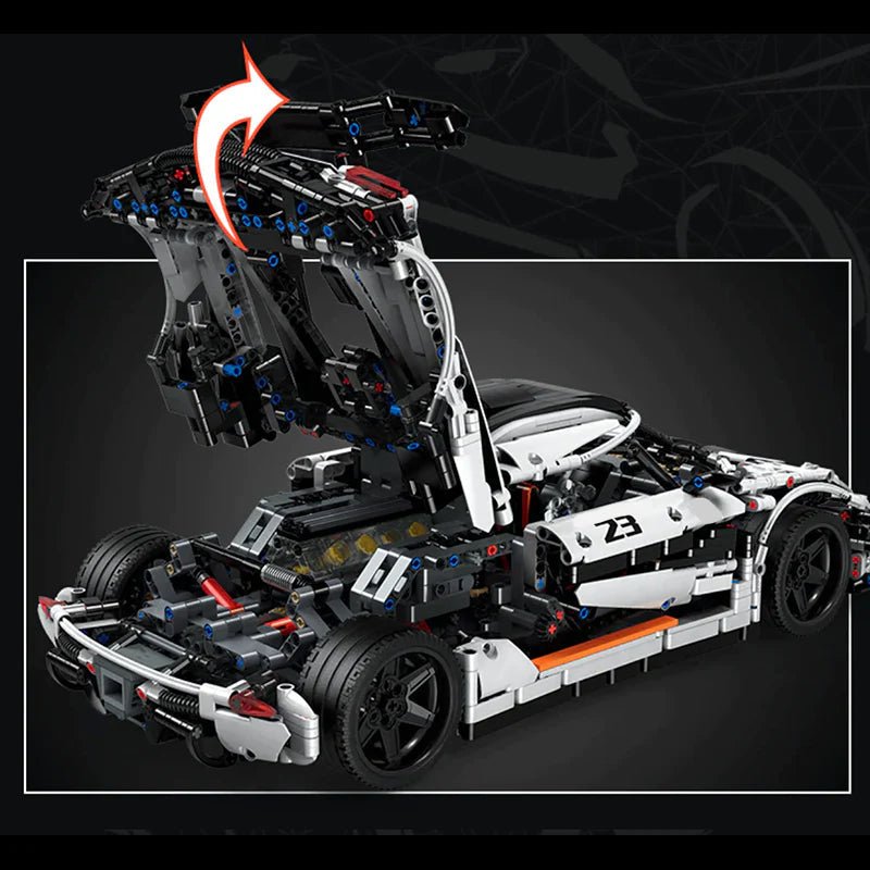 Mould King 13120 - Swedish Hypercar - vue 10 | Power Blockz