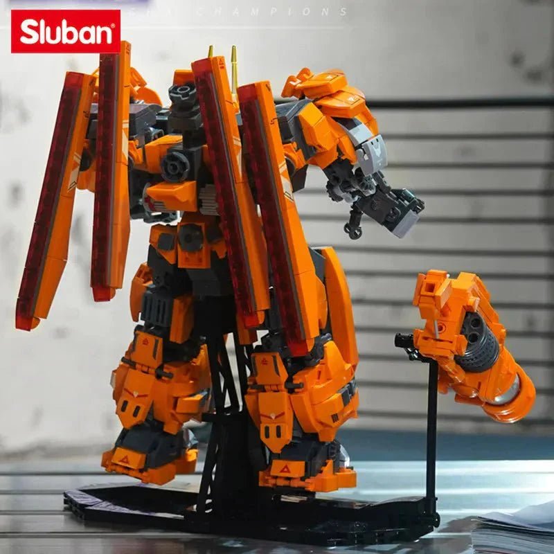 Hot Steel Mecha Robot Warrior Bricks Toy | 1385pcs - Hot Steel Mecha Robot Warrior Bricks Toy - vue 3 | Power Blockz