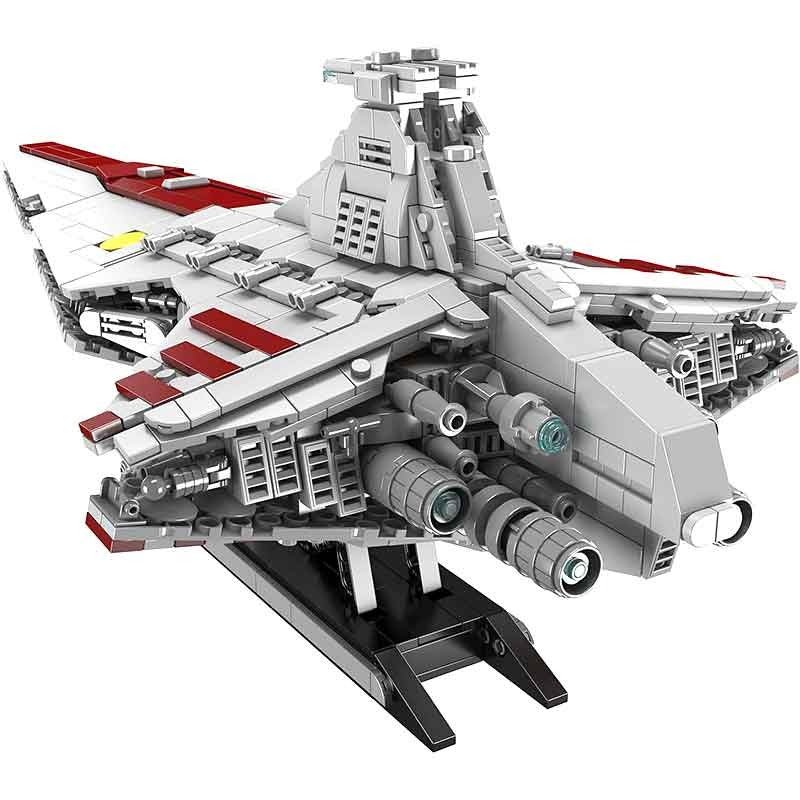 Mould King 21074 - Republic Attack Carrier - vue 3 | Power Blockz