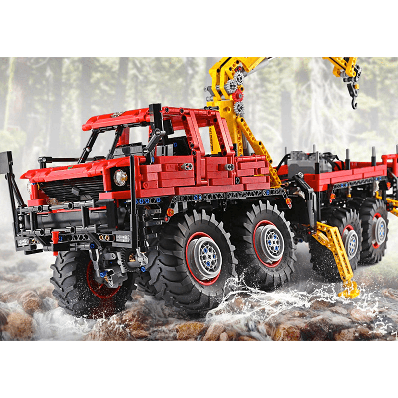 Mould King 13146 - RC Logging Truck - vue 9 | Power Blockz