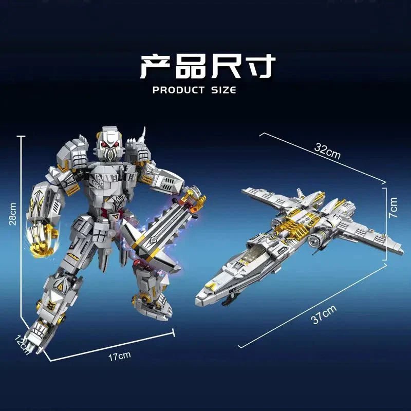 Mecha Of Steel Mech Megatron Transformer Robot Bricks Toy | 1106pcs - Mecha Of Steel Mech Megatron Transformer Robot Bricks Toy - vue 7 | Power Blockz