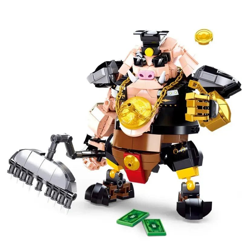 Movie King Monkie Pig Warrior Mecha Bricks Toy | 547pcs - Movie King Monkie Pig Warrior Mecha Bricks Toy - vue 5 | Power Blockz