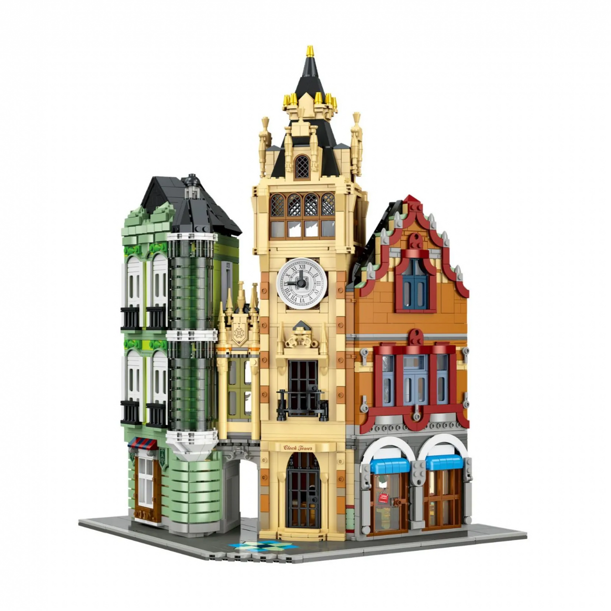JIESTAR 57026 - Clock Tower Modular Building | Power Blockz