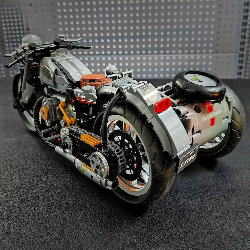 Leibao K2194 - Vintage Sidecar - vue 5 | Power Blockz