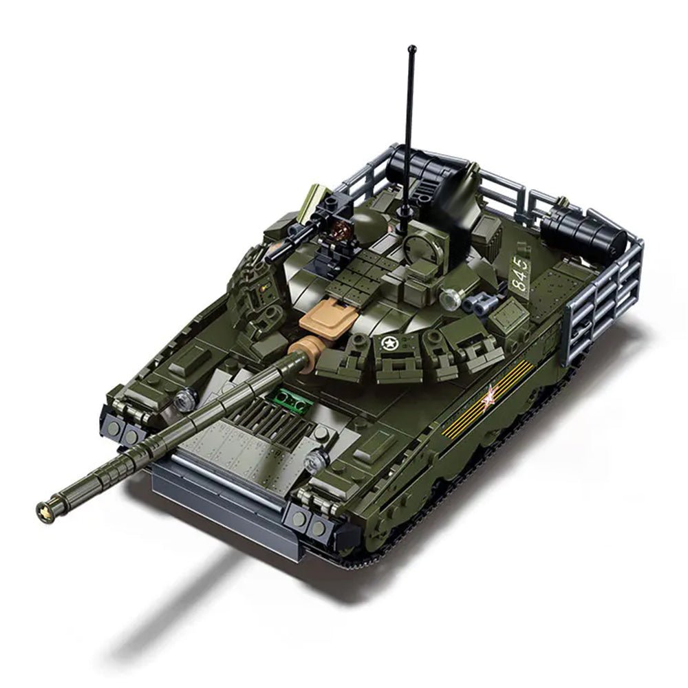 Sluban M38-B1178 - M38-B1178 T-80BVMS Main Battle Tank | Power Blockz