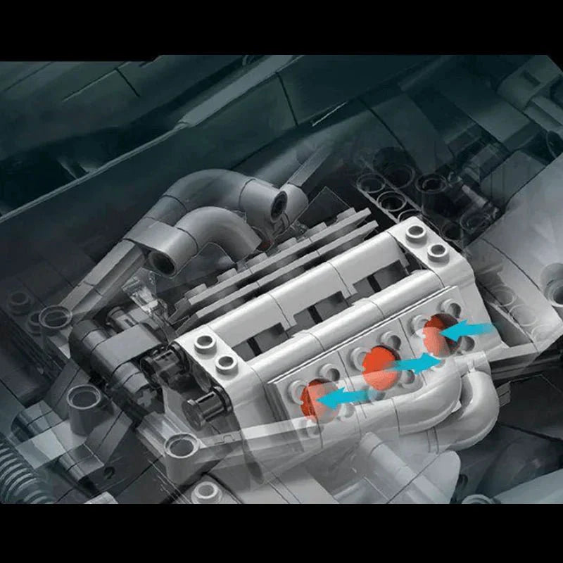 Mercedes AMG One - Building Blocks Set | Power Blockz - Mercedes AMG One - vue 4 | Power Blockz