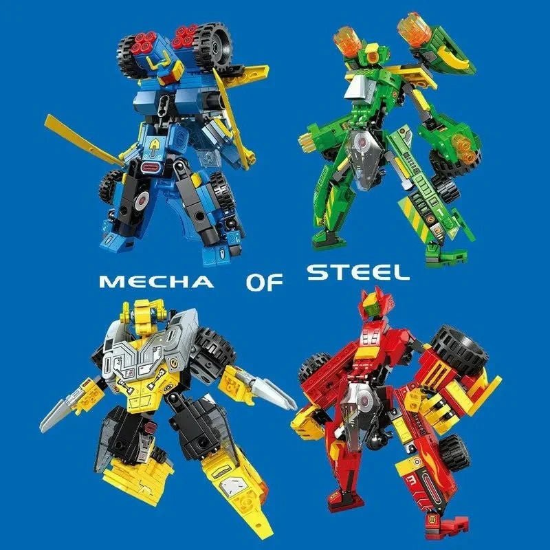 Sembo Mechanical Transformation Truck Car - Mechanical Transformation Truck Car Robot Bricks Toy - vue 3 | Power Blockz