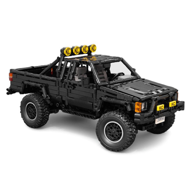 Power Blockz MOC 156390- Static Version - Hilux SR5 Time Capsule - vue 2 | Power Blockz