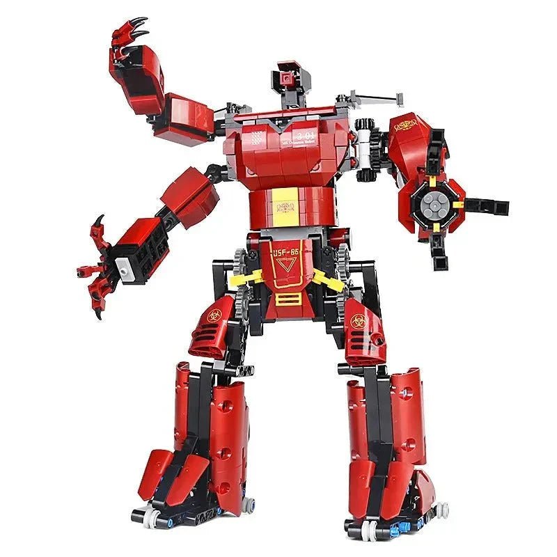 Tech RC Motorized Crimson Beast Robot Bricks Toy 15 | 038 | 636pcs - Tech RC Motorized Crimson Beast Robot Bricks Toy 15 | 038 | Power Blockz