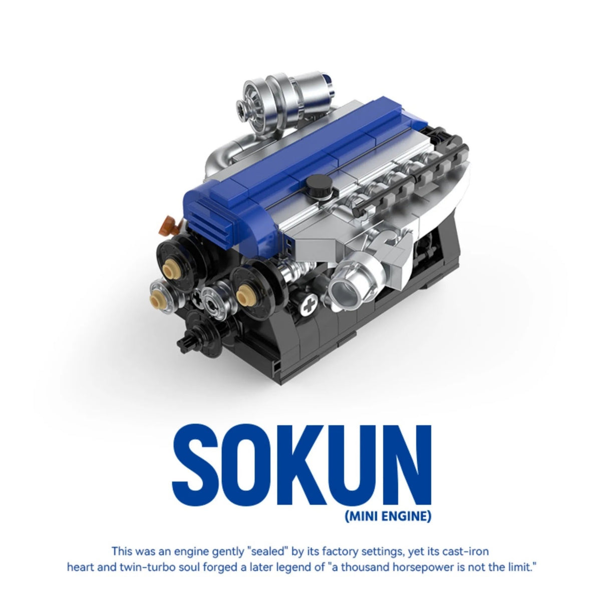 POWERBUILD PB8869A - Toyota 2JZ-GTE Engine - vue 3 | Power Blockz