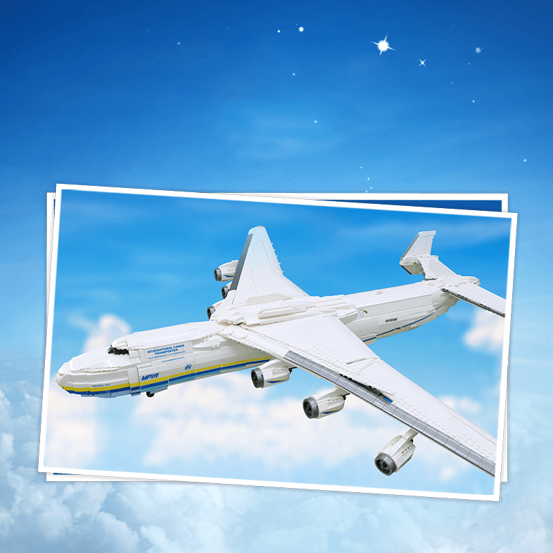 Jiestar 57014 - Antonov 225 With Stand - vue 12 | Power Blockz