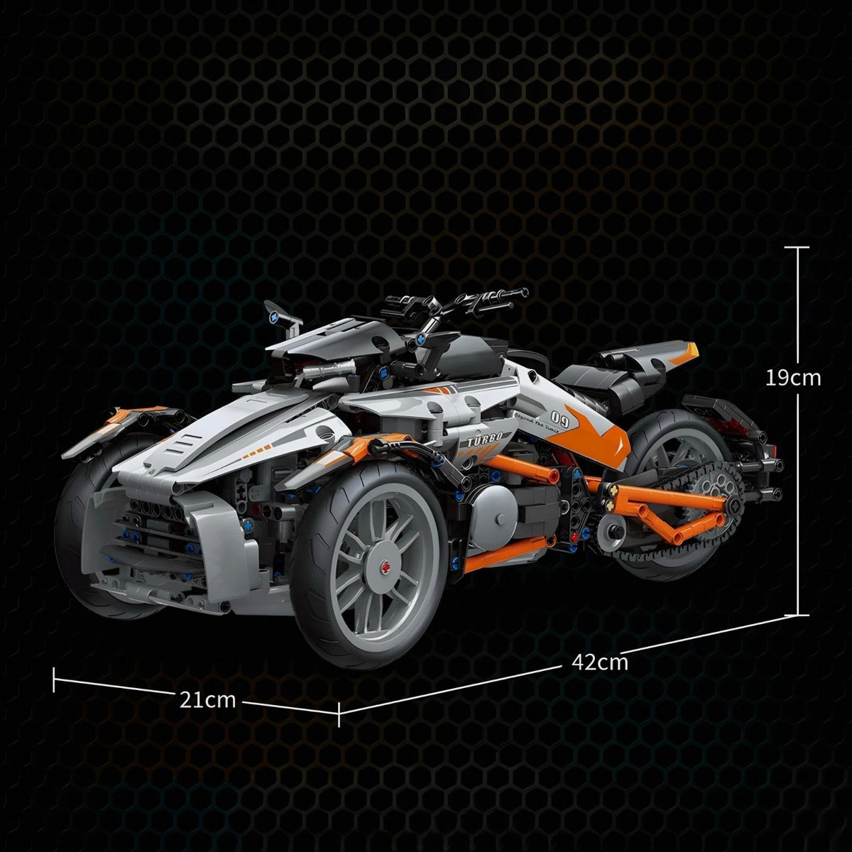 Moyu MY88013 - Static Version - 2021 Sport Touring Trike - vue 6 | Power Blockz
