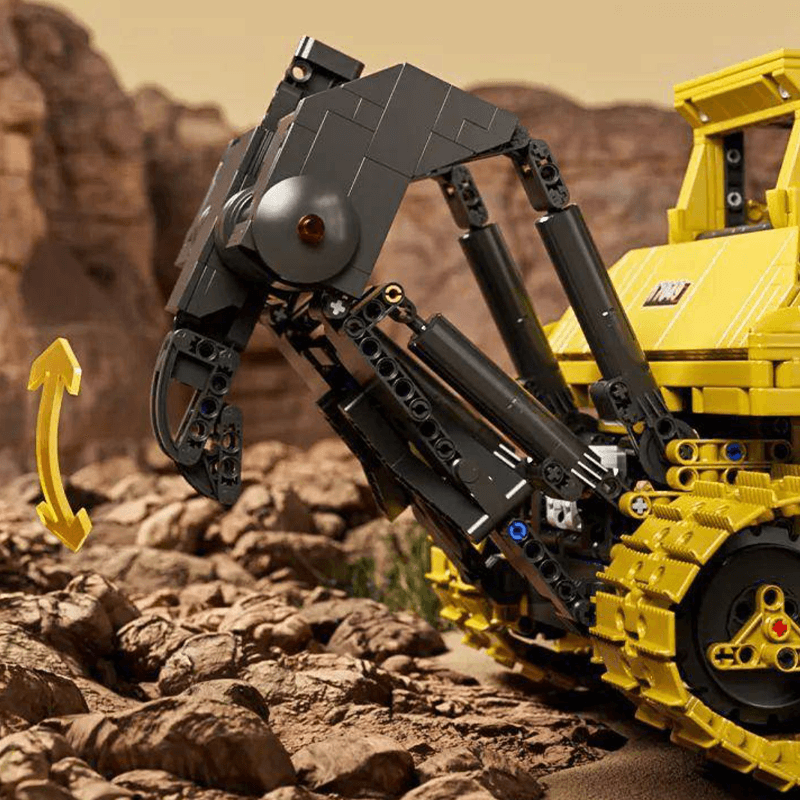 Mould King 17049 - RC Bulldozer - Ultimate Edition - vue 4 | Power Blockz