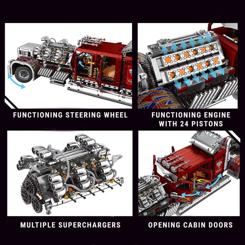 Eikee Y18066 - Thor 24 Power Truck - vue 6 | Power Blockz