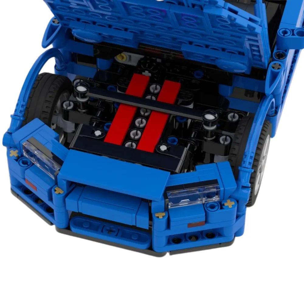 MOC-174789 - Skyline R34 GTR Vspec - vue 2 | Power Blockz