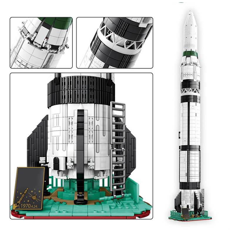 Sembo 203305 - Dong Fang Hong CZ-1 Launch - vue 3 | Power Blockz