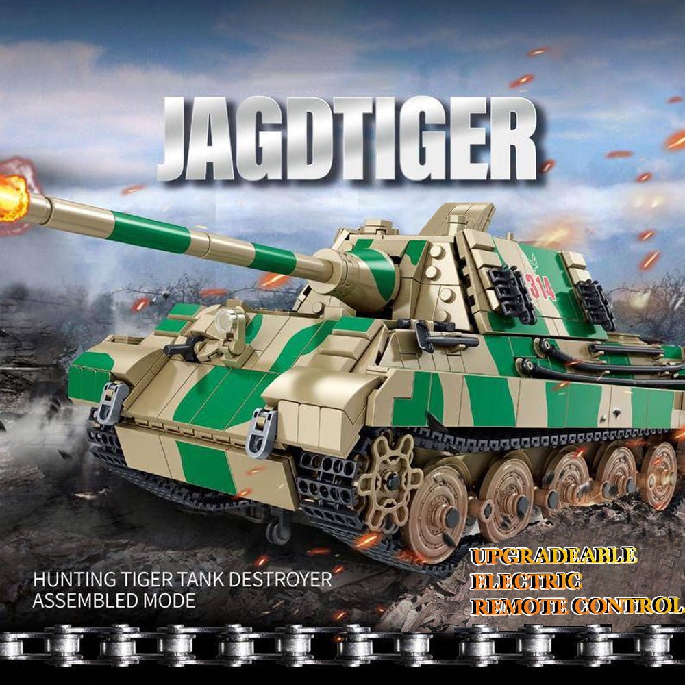 Panlos 632017 - Tiger Heavy Armored Tank - vue 2 | Power Blockz