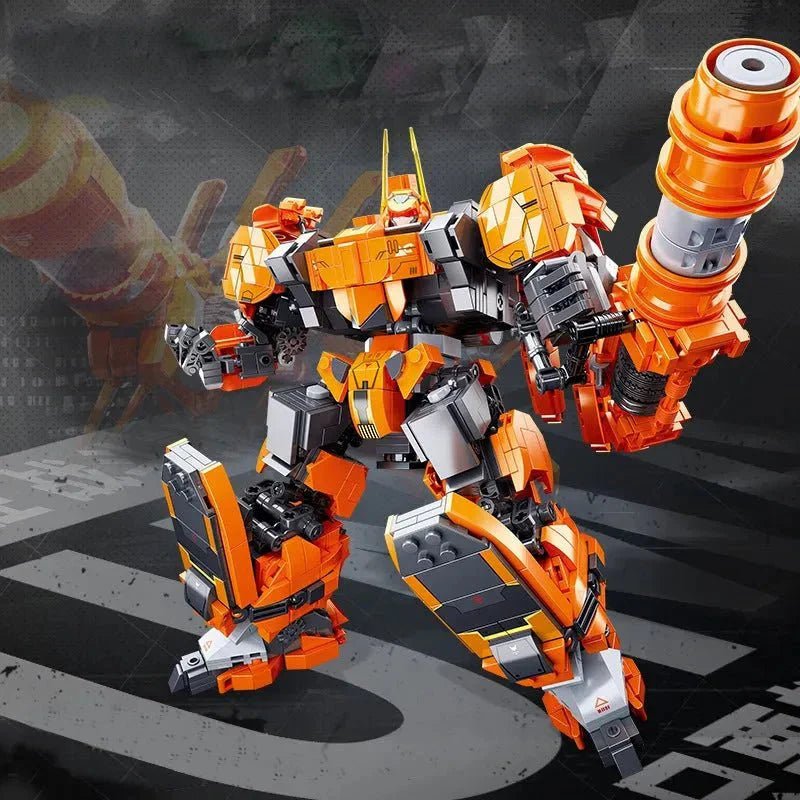 Hot Steel Mecha Robot Warrior Bricks Toy | 1385pcs - Hot Steel Mecha Robot Warrior Bricks Toy - vue 2 | Power Blockz