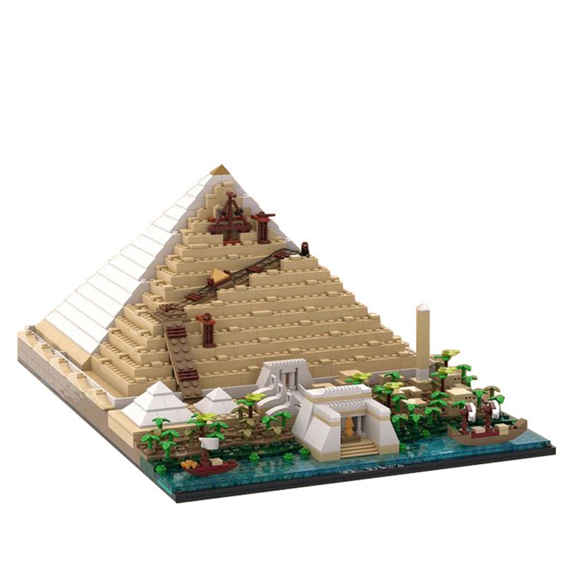 Gobricks MOC-116457 - Building Of The Great Pyramid - vue 3 | Power Blockz