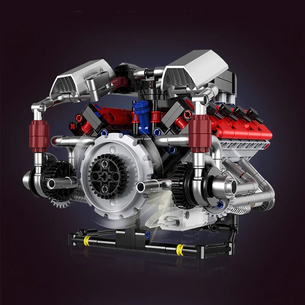 Kaixing 96207 - F40LM Le Mans V8 Engine - vue 3 | Power Blockz