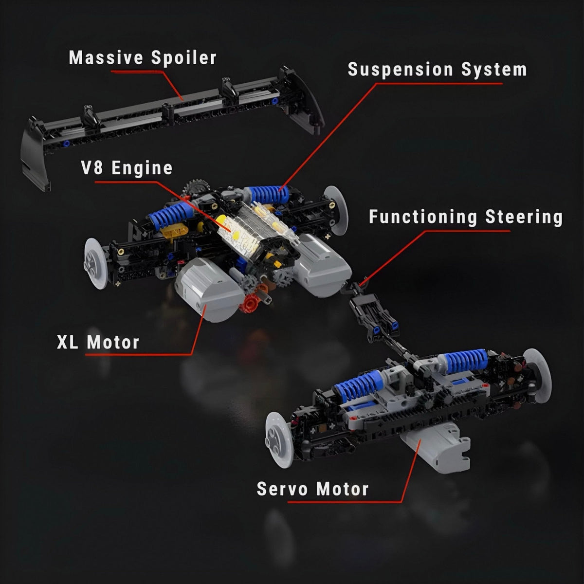 MOYU MY88029 - Static Version - Endurance SC63 Prototype Hypercar - vue 6 | Power Blockz