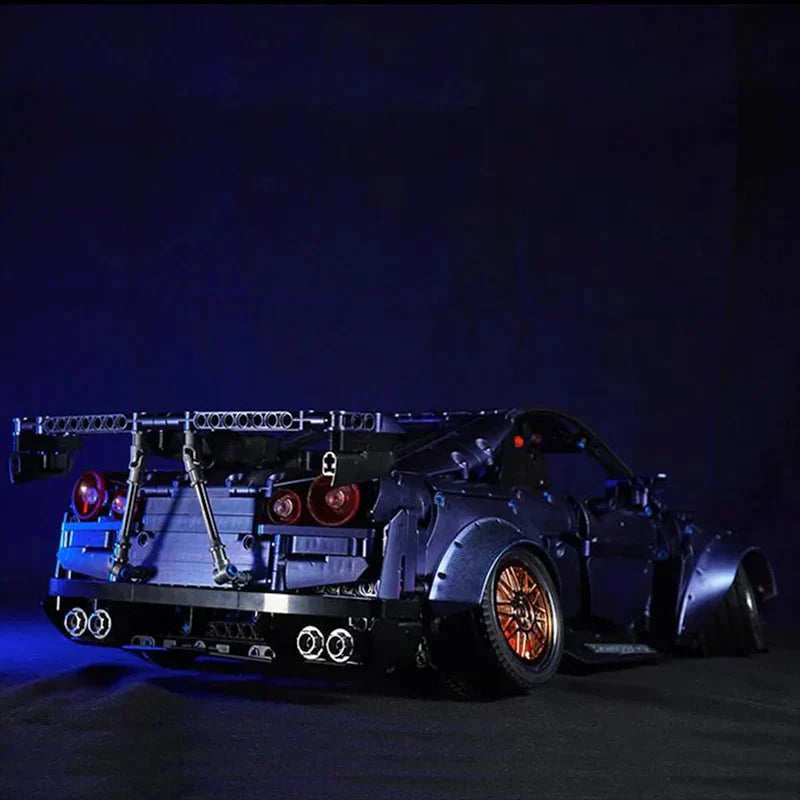 KBOX 10221 - Static Version - Stanced R35 GTR Godzilla Twin-Turbo - vue 4 | Power Blockz