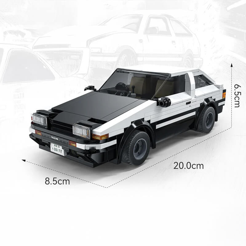 C51086W PF with our box - Remote Controlled AE86 Trueno - vue 11 | Power Blockz