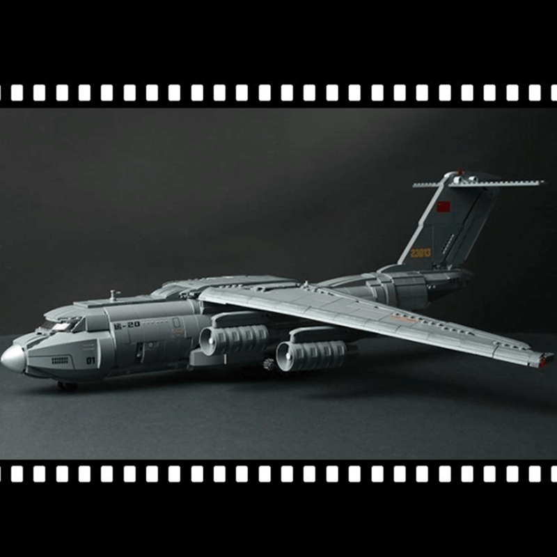 Xingbao 23013 - Xi'an Y-20 Cargo Aircraft - vue 9 | Power Blockz