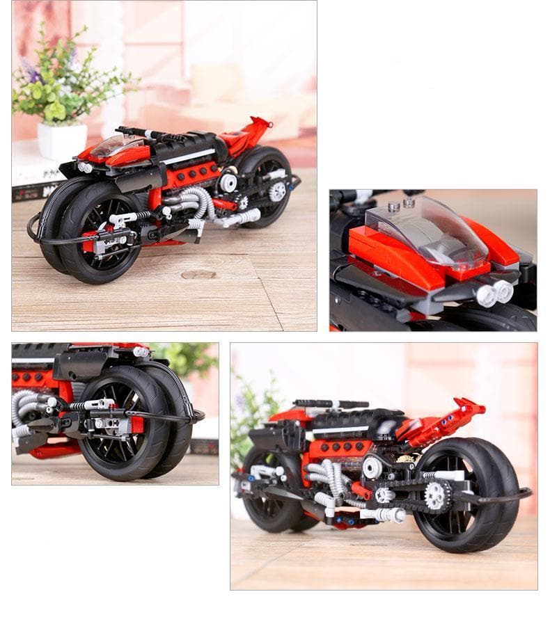 XINGBAO 03021 - Cyberpunk Superbike Concept - vue 2 | Power Blockz