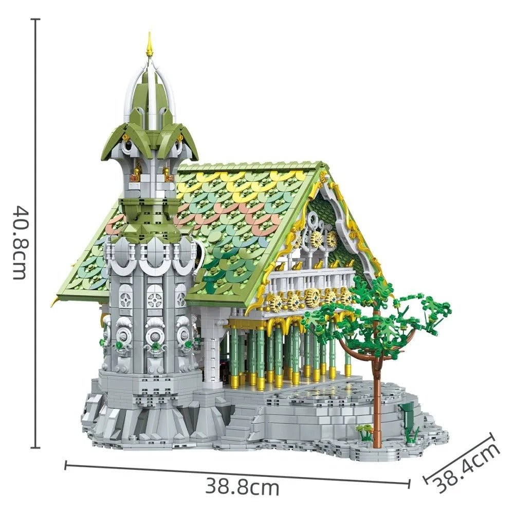 Elven Mountain Sanctuary | 37897pcs - Complete Kit - 37987pcs - Elven Mountain Sanctuary - vue 16 | Power Blockz