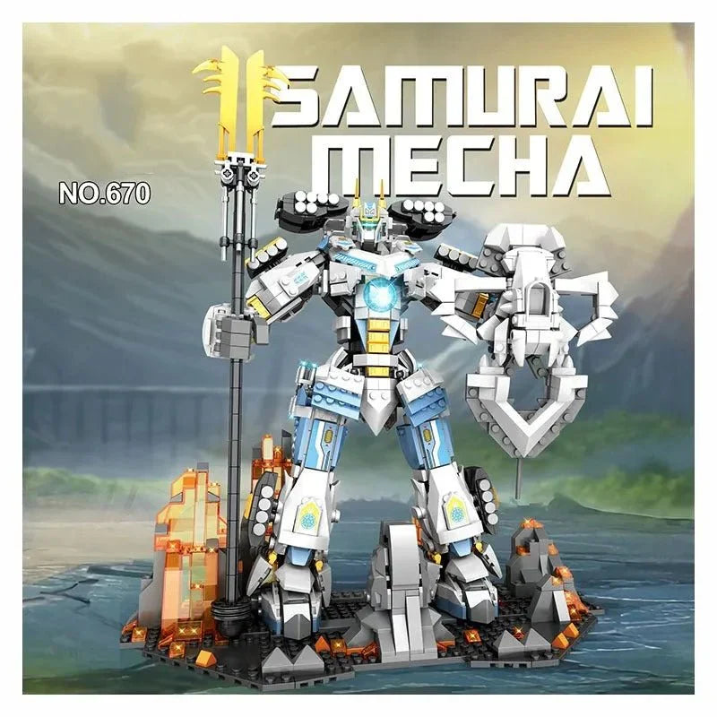 Samurai Titan Warrior Mecha | 1588pcs - Samurai Titan Warrior Mecha - vue 6 | Power Blockz