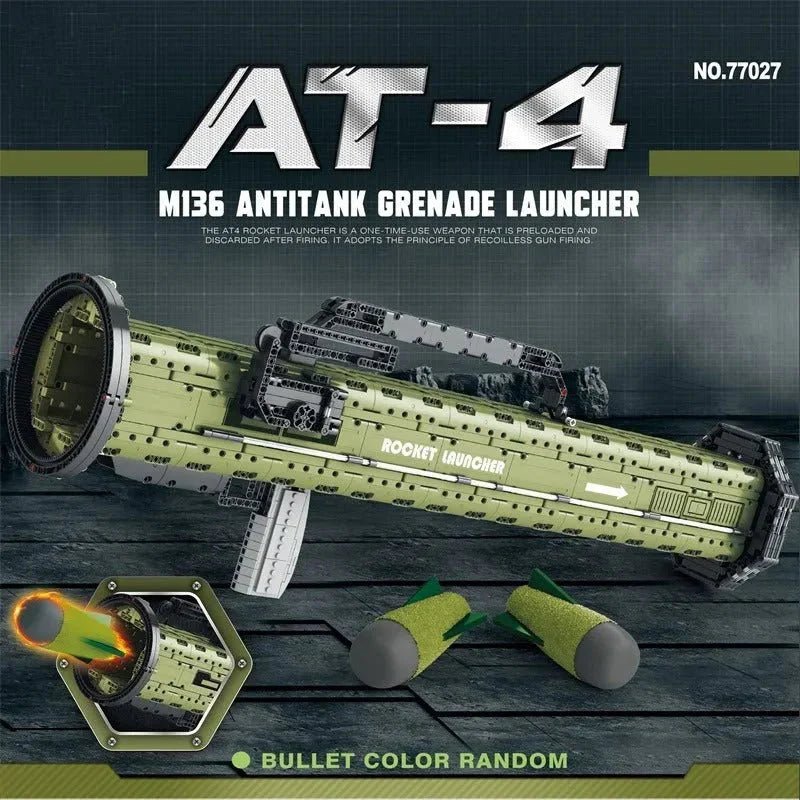 Reobrix 77027 - M136 Antitank Grenade Launcher - vue 2 | Power Blockz