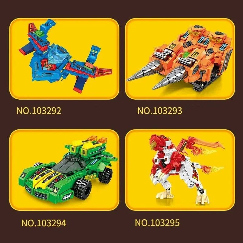 Transforming Flaming War Mecha Robot | 717pcs - Transforming Flaming War Mecha Robot - vue 5 | Power Blockz