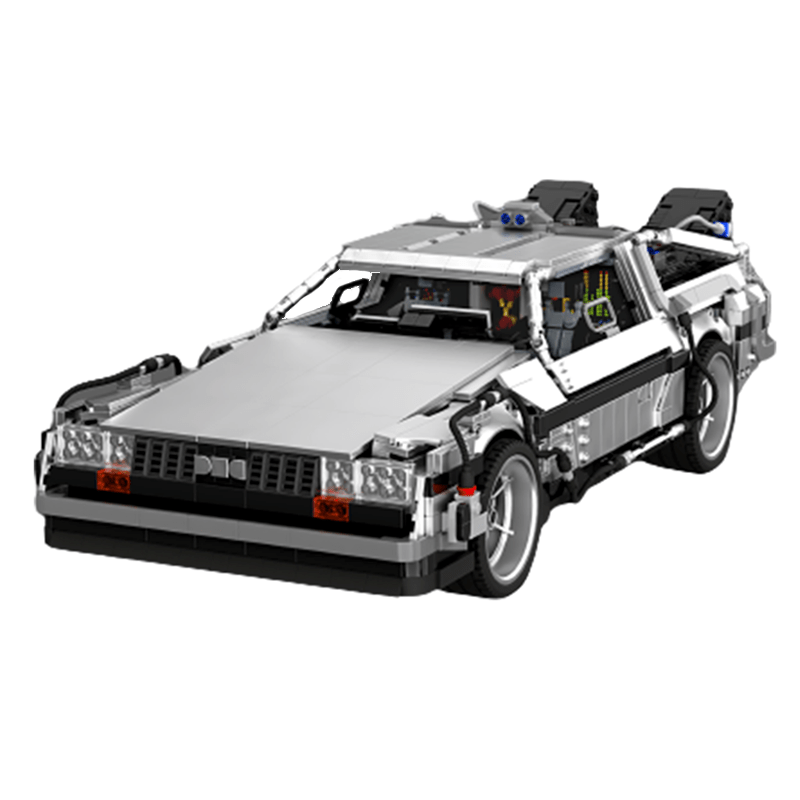 Jiestar 92004 - Retro Time-Travel Coupe - vue 3 | Power Blockz