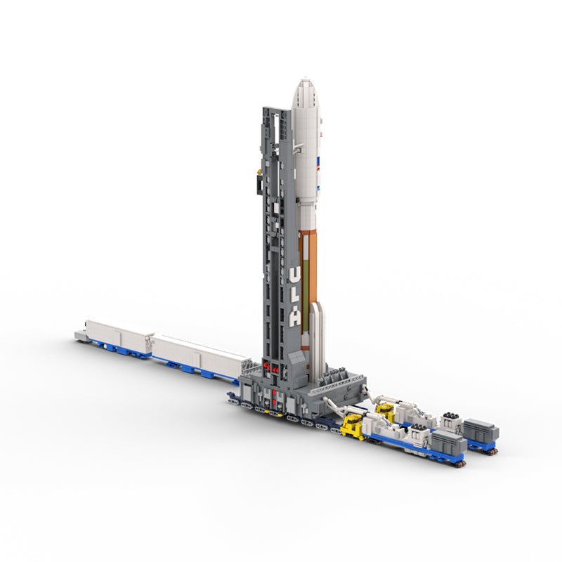 Gobricks MOC-121937 - Atlas V Launchpad - vue 3 | Power Blockz